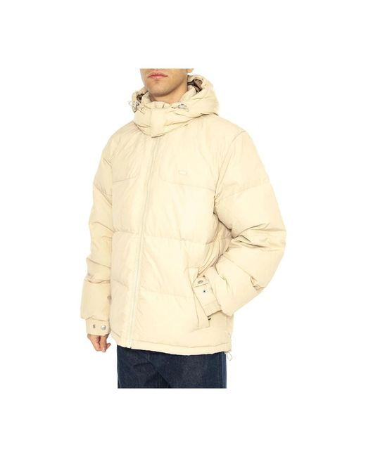 Down Jackets di Levi's in Natural da Uomo