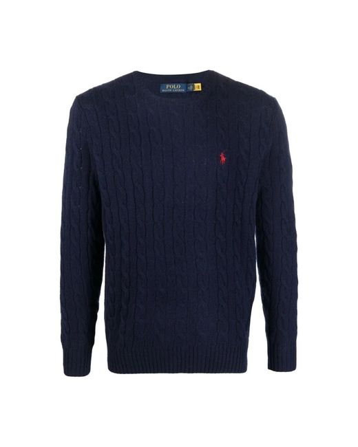 Polo Ralph Lauren Round-Neck Knitwear in het Blue voor heren