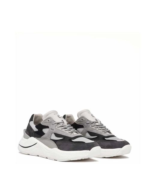Date Schoenen ,Veelkleurig ,Leer Fuga Sneakers in het Gray voor heren
