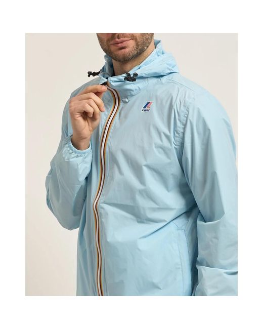 K-Way Claude Short Jacket in het Blue voor heren