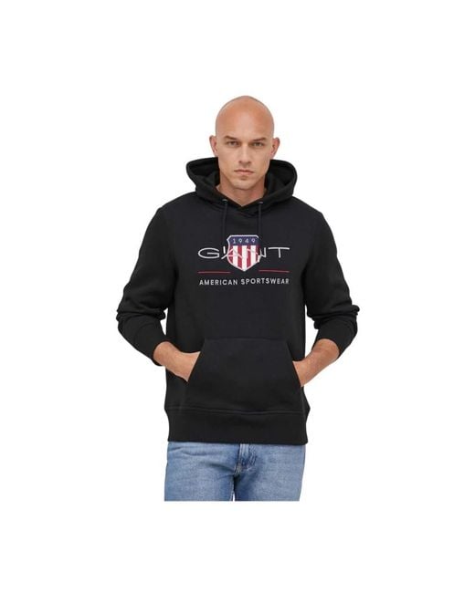 Gant Hoodies in het Black voor heren