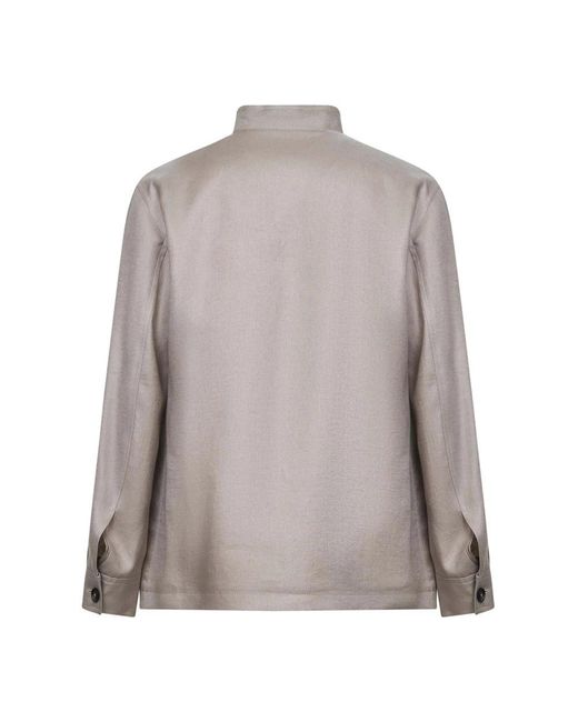 Tagliatore Single-Breasted Blazer in het Gray voor heren