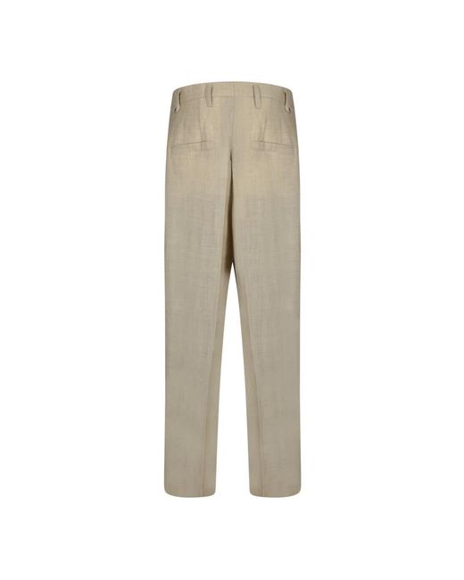 Jacquemus High-Waist Hose in Gray für Herren
