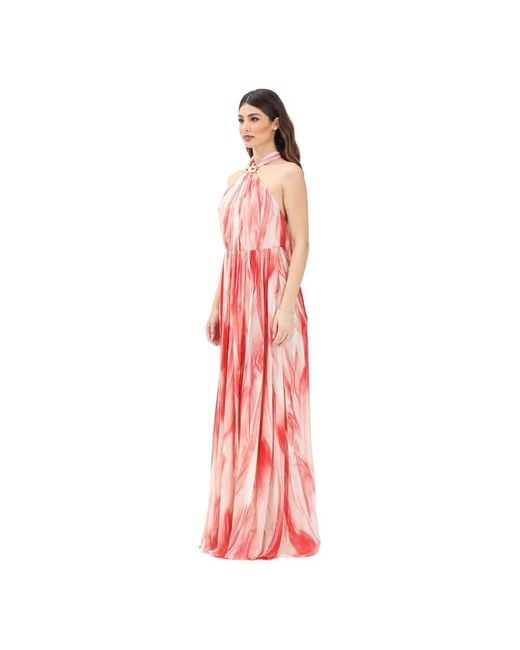 Elisabetta Franchi Red Maxi Dresses