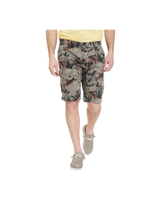 Mason's Gray Casual Shorts for men