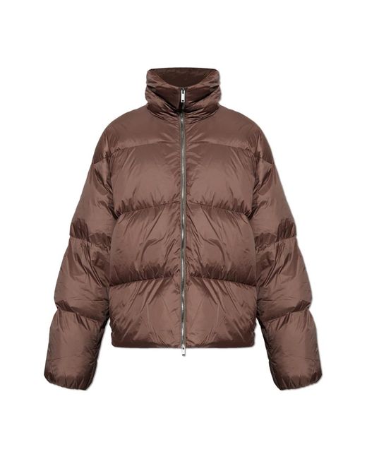 Studio Nicholson Jassen ,Bruin ,Polyester Massey Puffer Jacket in het Brown voor heren