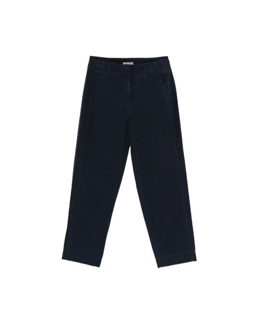 Woolrich Blue Cropped Trousers