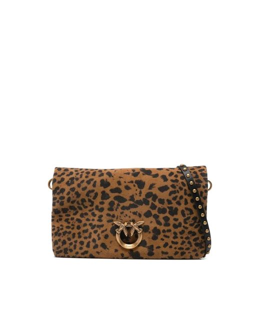 Pinko Brown Cross Body Bags