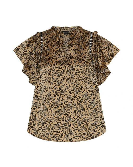Bruuns Bazaar Sabrine Blouse in het Metallic