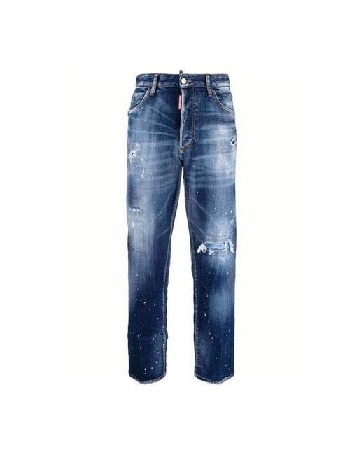 Straight Jeans DSquared² de color Blue