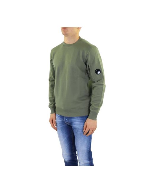 C P Company Leichtes fleece-sweatshirt grün in Green für Herren