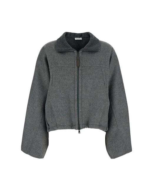 Brunello Cucinelli Gray Light Jackets