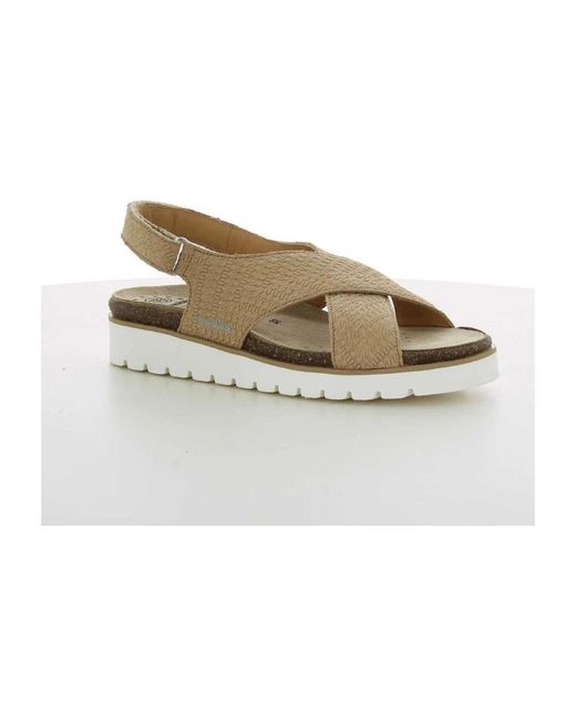 Flat Sandals Mobils en coloris Brown