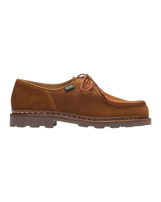 Paraboot Brown Laced Shoes for men