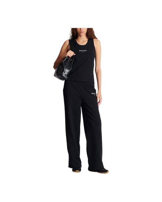 Sweatpants Balmain de color Black