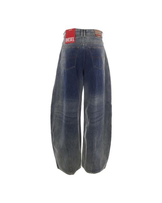 DIESEL Blue Loose Fit Jeans