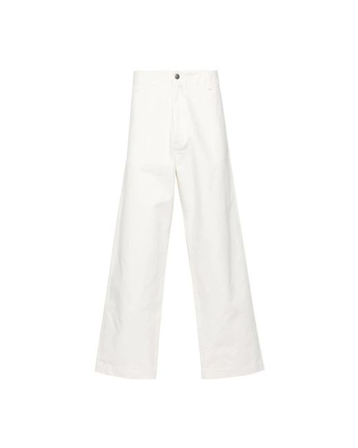 Wide pantaloni di Emporio Armani in White da Uomo