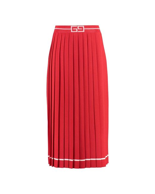 Gucci Midi Skirts in het Red