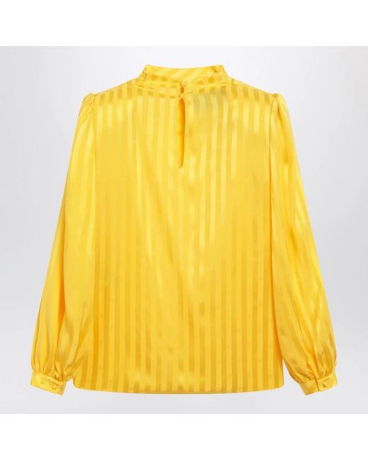 Valentino Garavani Yellow Blouses