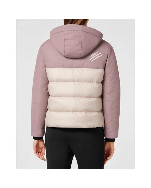 Philipp Plein Pink Scratch Jacket