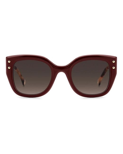 Carolina Herrera Brown Sunglasses