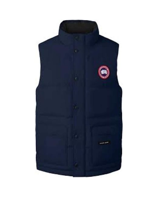 Canada Goose Blue Vests for men