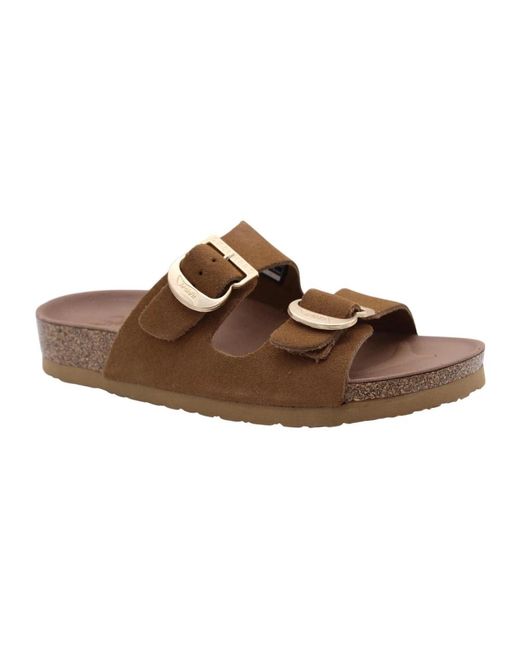 Skechers Sliders in het Brown
