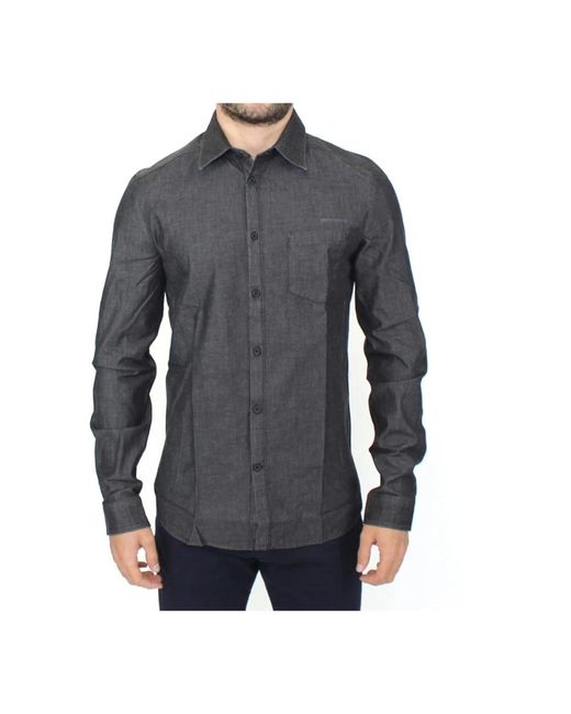 Ermanno Scervino Gray Casual Shirts for men