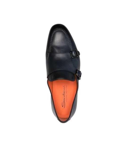 Santoni Blue Business Shoes for men