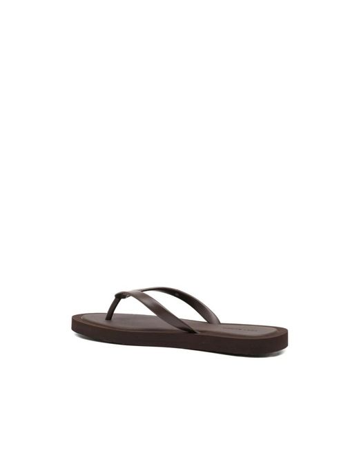 Tory Burch Brown Flip Flops