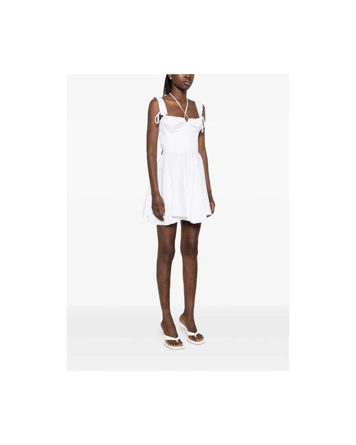 LES FILLES D'EVA Korte Jurk in het White