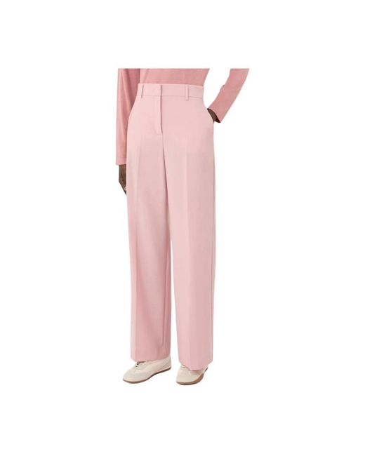 Weekend by Maxmara Pink Wide Trousers