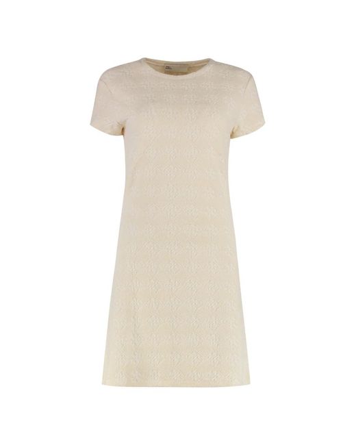 Tory Burch Short Dresses in het Natural