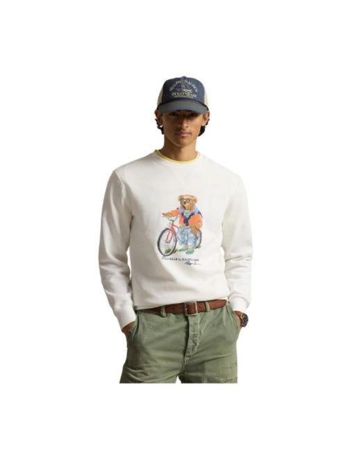 Ralph Lauren White Sweatshirts for men