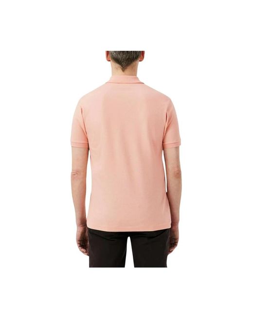 Lacoste Pink Polo Shirts for men