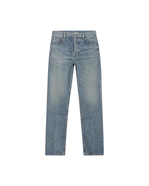 Saint Laurent Blue Straight Fit Jeans