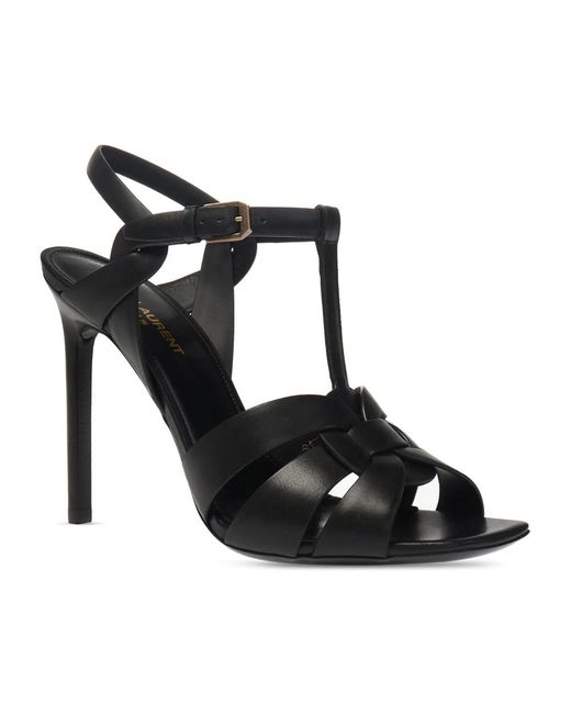Saint Laurent High Heel Sandals in het Black