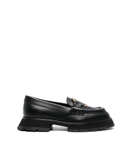 Bell loafers zapatos para mujer Moncler de color Black