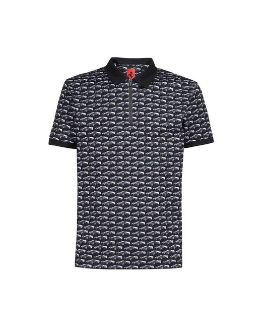 Ferrari Blue Polo Shirts for men