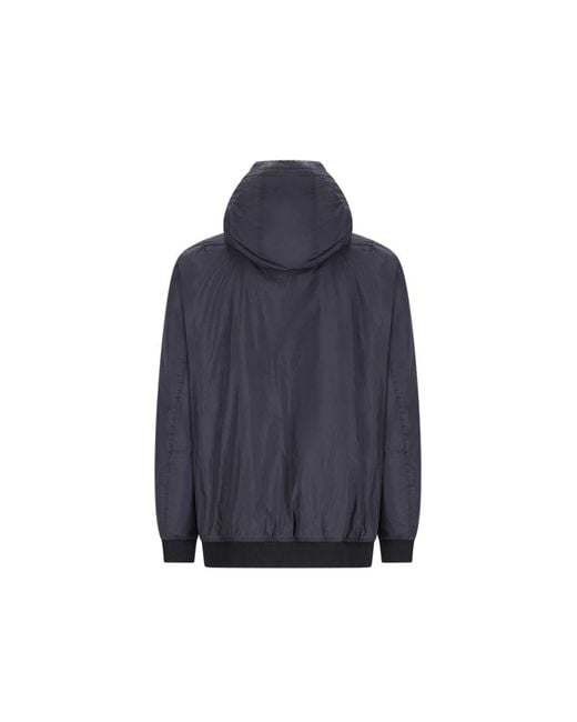 Stone Island Blue Bomber Jackets for men