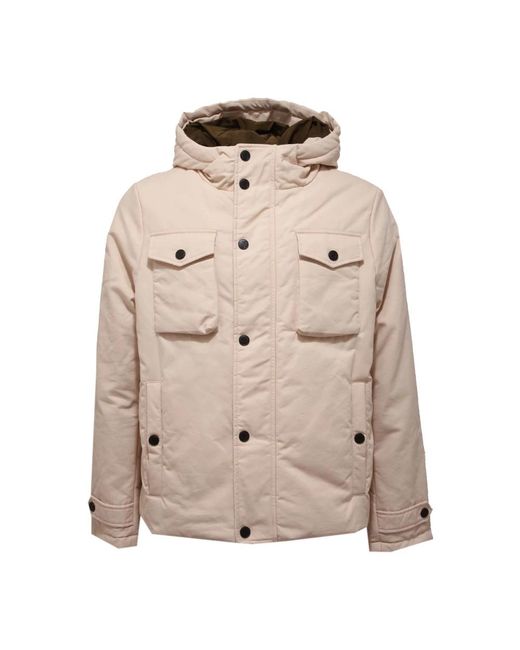 OOF WEAR Jassen ,Katoen Korte Katoenen Jas in het Natural voor heren