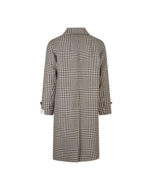 BRERAS Milano Gray Single-Breasted Coats for men