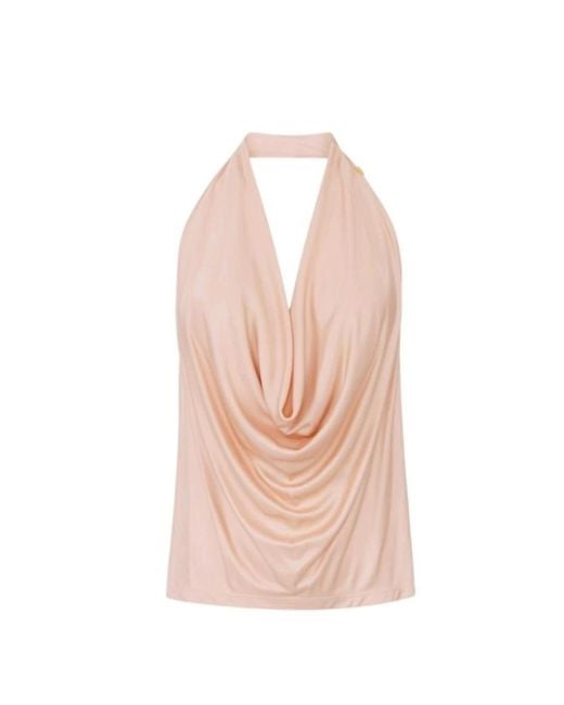 Elisabetta Franchi Pink Sleeveless Tops