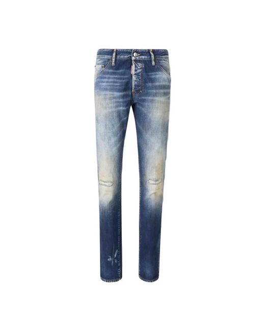 DSquared² Slim-Fit Jeans in Blue für Herren