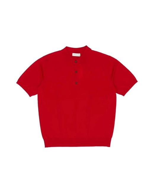 Dries Van Noten Red Polo Shirts for men