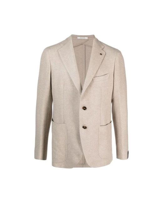 Tagliatore R wollblazer in Natural für Herren