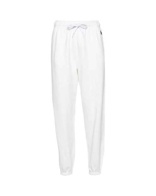 Polo Ralph Lauren White Sweatpants