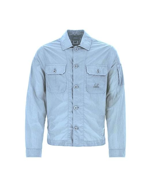 C P Company Blue Light Jackets for men