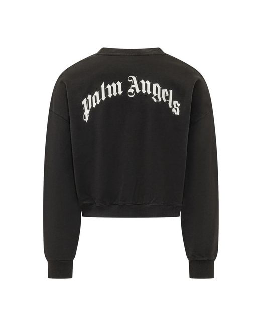Palm Angels Black Sweatshirts