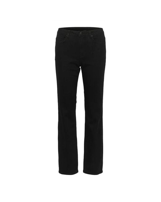 Kaffe Black Cropped Jeans